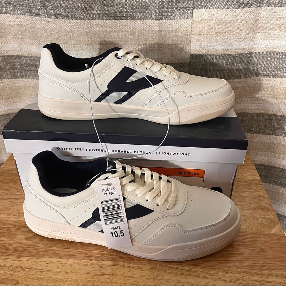 Tretorn Dennis White And Blue Sneakers Size‎ 10.5